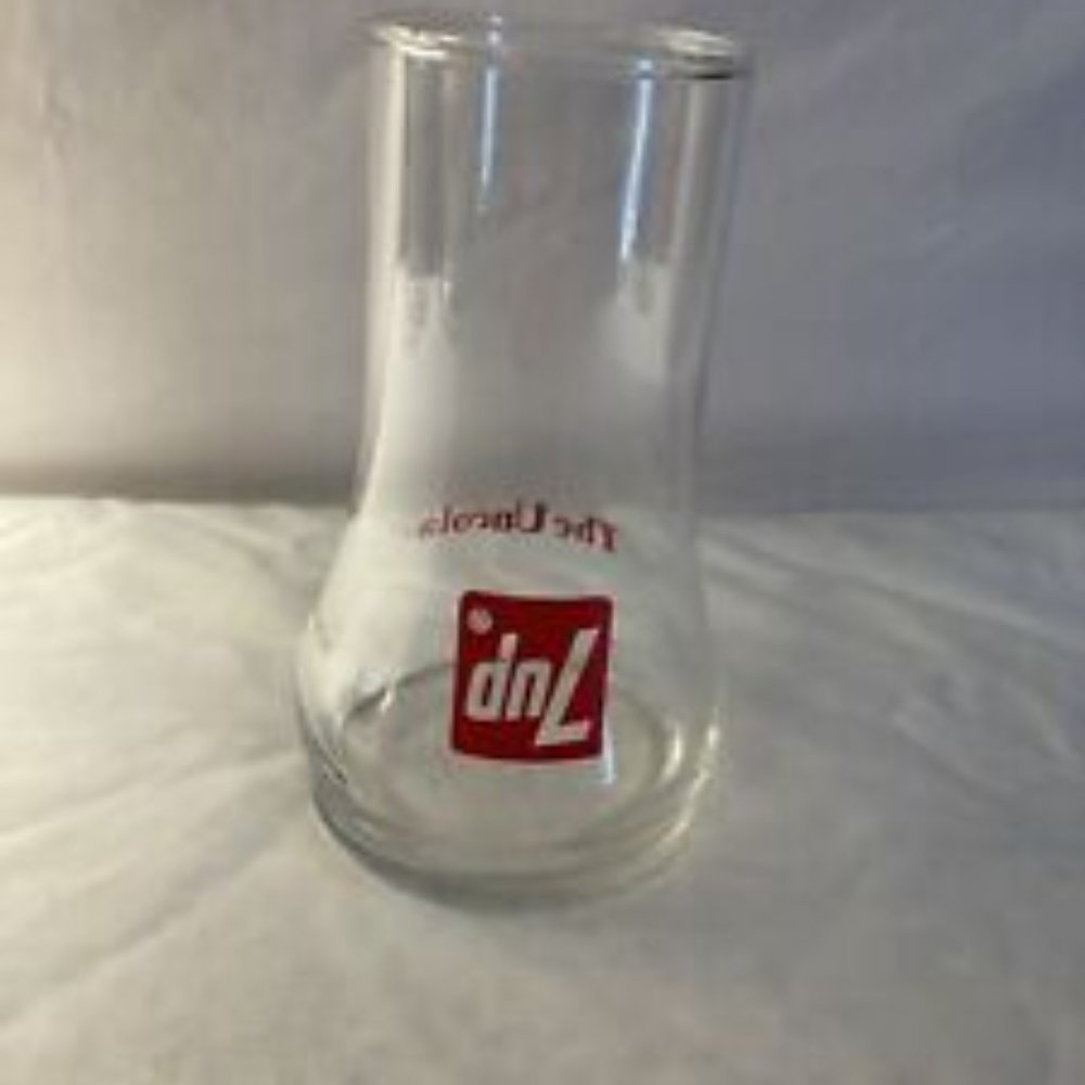 VINTAGE 7UP THE UNCOLA UPSIDE DOWN DRINKING GLASS Set of 2